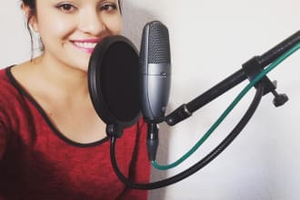 record voice over in spanish for any project