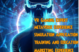 make metaverse, nft, web3, crypto, blockchain and VR game development