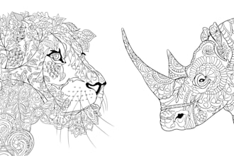 do a line art of whatever you want