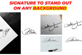 change your signature picture into a transparent image for versatile use