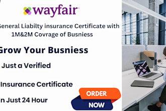 do wayfair, walmart, amazon general liability insurance for US and non US seller