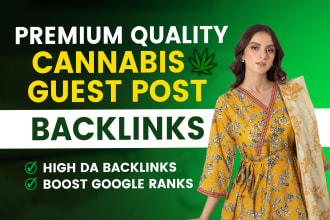 build cbd marijuana high authority dofollow guest post white hat SEO backlinks