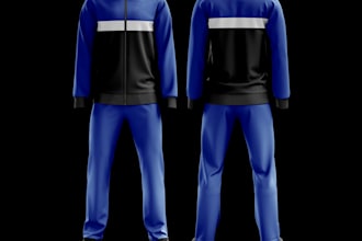 design sweat suits track suits sweatshirt mockup