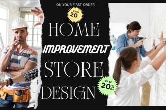 create home improvement shopify website home renovation repair shopify store