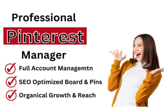 become pinterest management and marketing for month