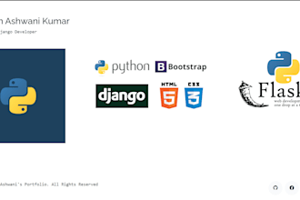 design python web application rest API in django