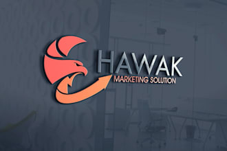 social media marketing, professional logo