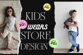 create profitable kids wears toy store baby wears baby fashion shopify website