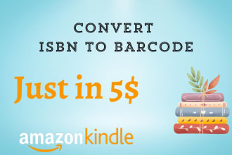 provide your own legal isbn number with barcode to publish book