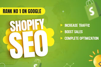 be your advance shopify SEO expert its time to be ranked 1