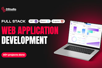 develop asp net react or angular web app