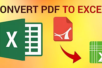 convert PDF to excel, csv or google sheets