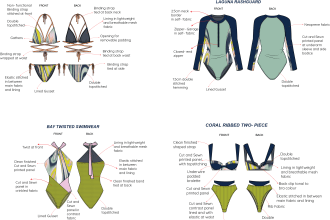 do fashion flat technical sketch and cads drawing for apparel