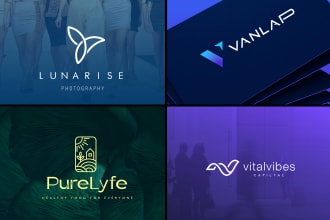 create modern minimal and highly unique business logo design