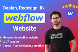 design, redesign webflow website, webflow expert