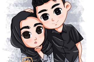 draw yourself as chibi art or chibi character in 24 hours
