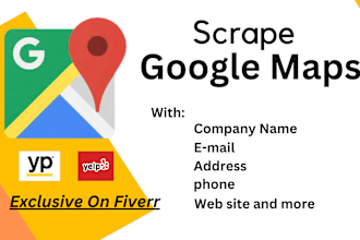 scrape google map or b2b lead generation