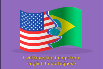 professionally translate english to native brazil portuguese