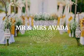 create wedding event website