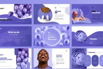 create canva, google slides, keynote company presentations