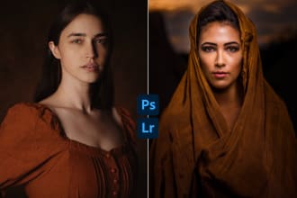 edit, retouch your photos in lightroom and photoshop