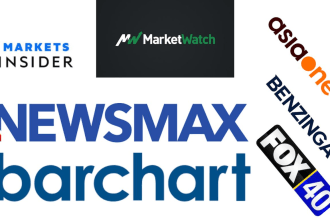 publish press release on newsmax and barchart