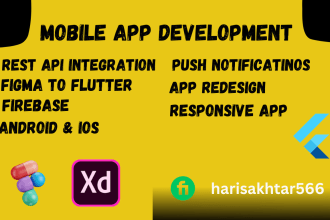 flutter developer for responsive android and IOS mobile app