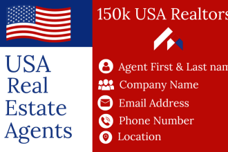 provide USA real estate agents, realtors leads