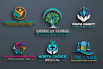design ngo welfare foundation charity event nonprofit organization logo