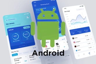 work as android developer using kotlin, java, android studio