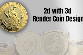 make design currency logo coin for you