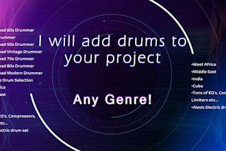 create a high quality drum section for your song