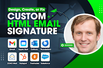 create or fix your custom HTML email signature