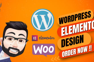 design, redesign responsive wordpress website, landing page, figma to elementor