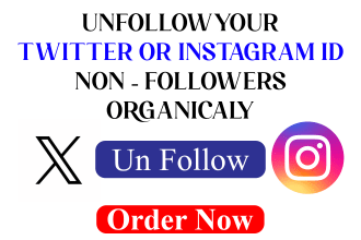 manually unfollow your instagram or x app aka twitter followings fast