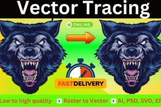 redo, remake, resize, edit logo, image, sketch jpg, png to vector