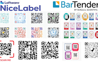 design qr code and barcod in 1 hour with nicelabel and bartander