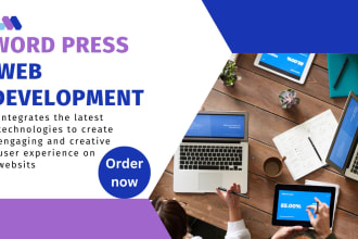 design, redesign,wordpress , business website, landing page