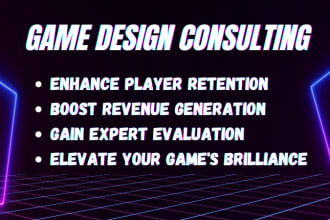 provide online consulting for mobile pc game improvements