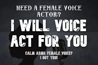 do female asmr voiceovers