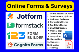 online forms surveys jotform, 123 form builder formstack, 123formbuilder cognito