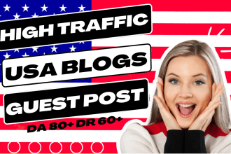 publish guest posts on USA blogs with dofollow backlinks
