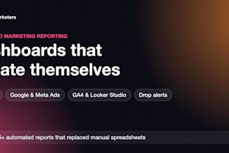 build automated marketing dashboards with hubspot, ga4 and ads data