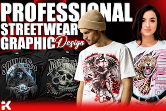 create professional streetwear designs for your brand