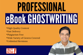 be your non fiction ebook ghostwriter