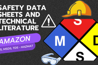 create msds, sds, safety data sheet, tds and cpsr