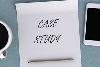 case study, write professional research and summaries