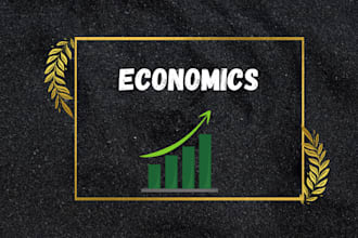 do research and write essay on any topic of economics