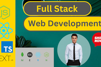 develop full stack website using the mern stack