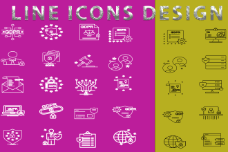 do design  vector line icons